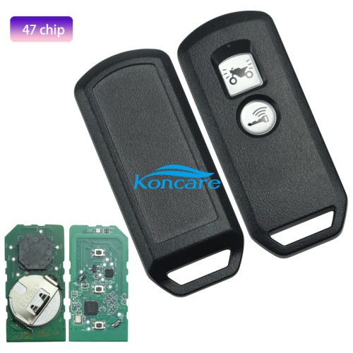 KYDZ Brand Honda motor 2 button  smart remote for   K77   SH VN   FSK 433MHZ 47 chip
