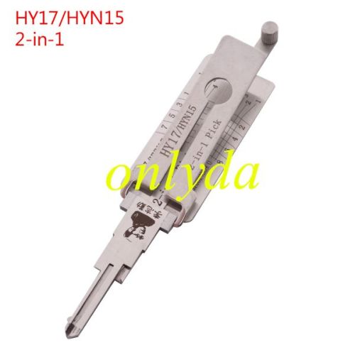 For Lishi Hyundai HY17 2 In 1 tool