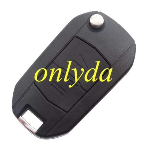 For Opel 2 button modified remote key blank with right blade