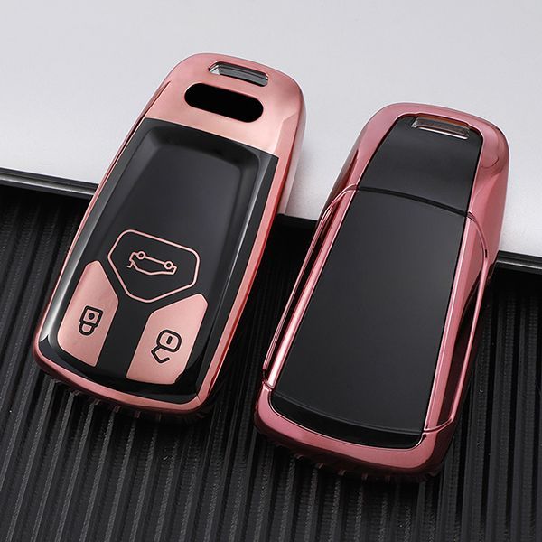 Audi A4L,Q5L,RS43 button TPU protective key case,please choose the color