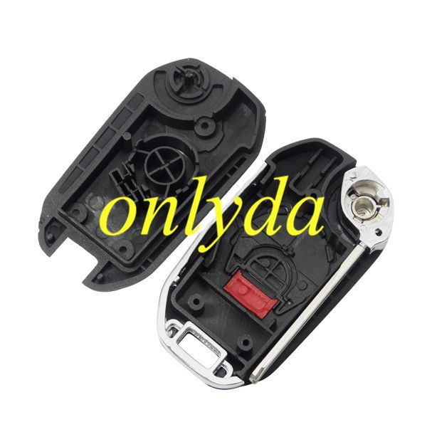 For Nissan 3+1 button Flip remote key blank