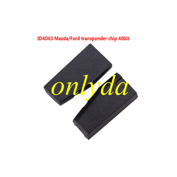Transponder chip 4D63(T17) 40BIT MADE IN CHINA Ceramic for FORD Carbon Chip