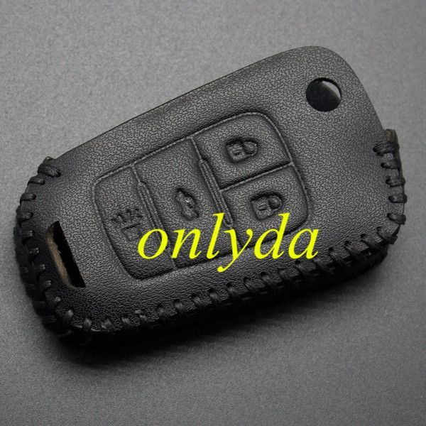 For Buick 3 +1button button key leather case used for Regal 09-14 Chevrolet, Cruze, AVEO, CAPTIVA, Malibu,ect.