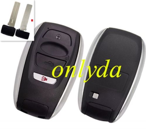 For Subaru 4 button remote key shell with blade