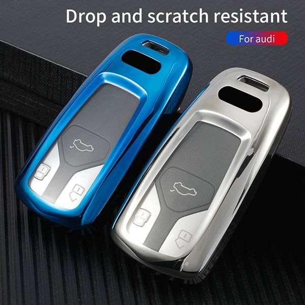 Audi TPU 3button TPU protective key case,please choose the color