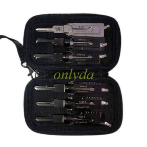 2 ln 1 CISA-5 , YALE-5,YALE5-B ，YALE6 , YALE6-B ，TE2 Key Reader Auto Locksmith Tools