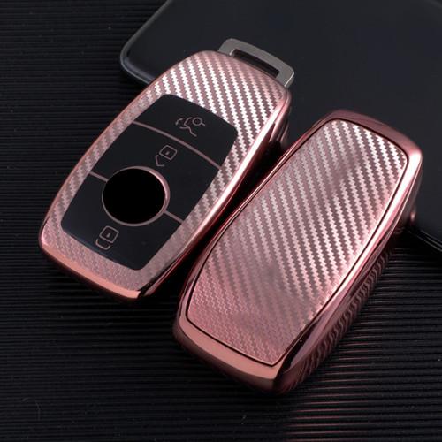 Benz 3 button TPU protective key case,please choose the color