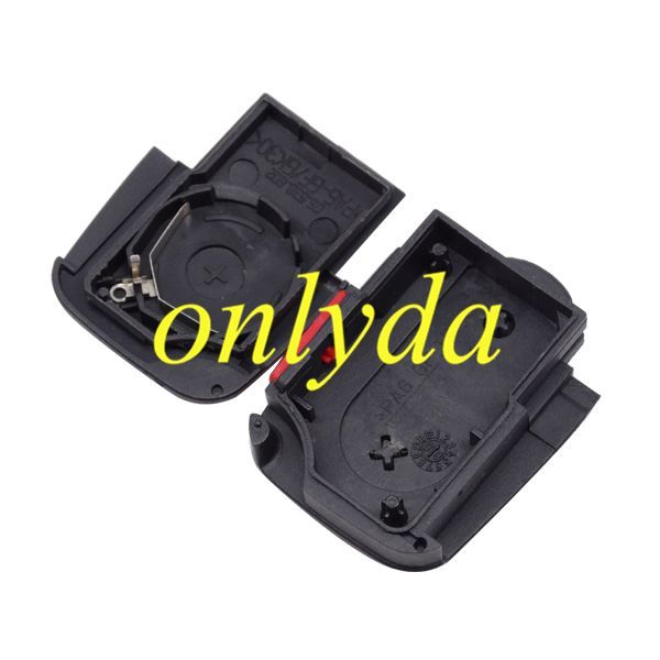 For VW 2+1 Button remote shell part with 1616 battery model（audi Style)
