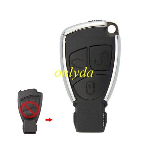 uprade 3 button Remote car key shell for Class Alarm Cover w203 w211 w204 Replacement Car key Fob shell