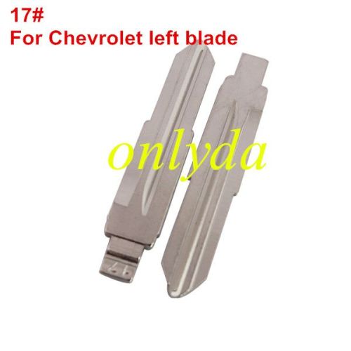 KEYDIY brand key blade 17# HU43 for Chevrolet（left)