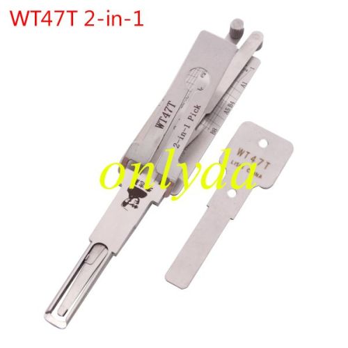 For SAAB Lishi WT47T 3 in 1 tool