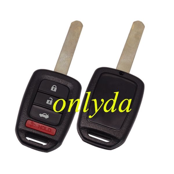 For Honda 3+1 button key blank