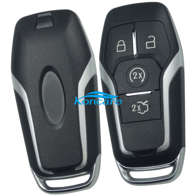 Ford 4 button remote key shell with key blade with logo