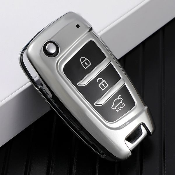 2020 Hyundai Elantra 3 button TPU protective key case,please choose the color