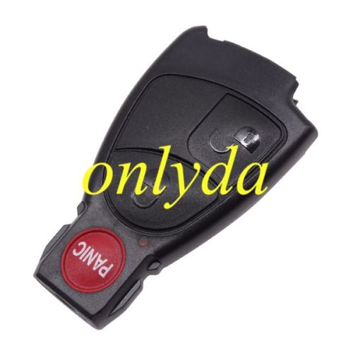 For benz 2+1 button remote key blank with panic button