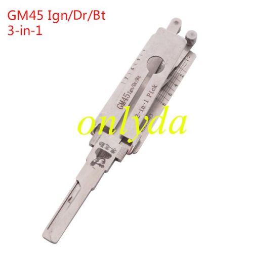 For Lishi GM45 3 in 1 tool