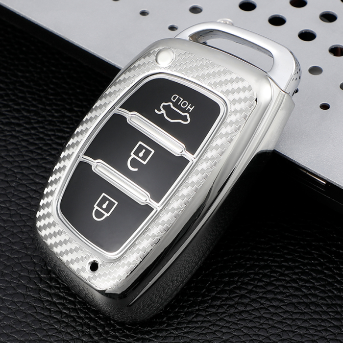 Hyundai IX35 3 button TPU protective key case,please choose the color