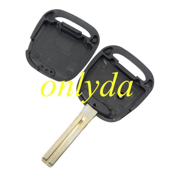 For Toyota 1 button remote key with light hole with TOY48 blade