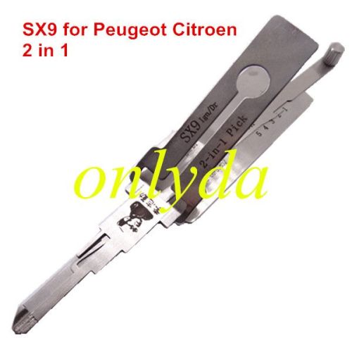 for Peugeot Citroen SX9 Lishi 2 in 1 tool for ignition lock