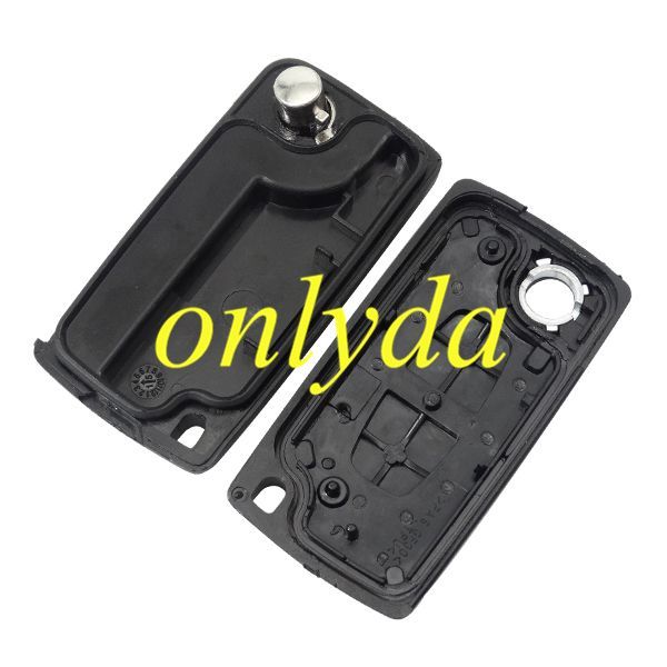 For Citroen 2 button modified remote key blank with VAT2 Blade