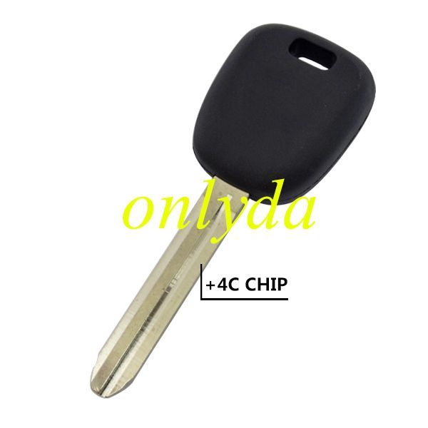 For SUZUKI Transponder Key with uncut left blade ID4C chip inside