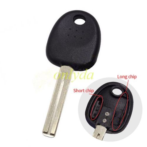 transponder key blank with toy48 blade (can put tpx long chip)