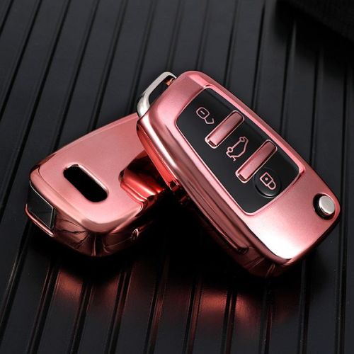 Audi A3/Q3/Q2L/A1/S3 3 button TPU protective key case,please choose the color