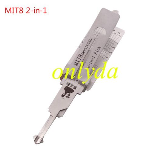 For Lishi Mitsubishi,chrylser,chevrolet MIT8 2 in 1 tool