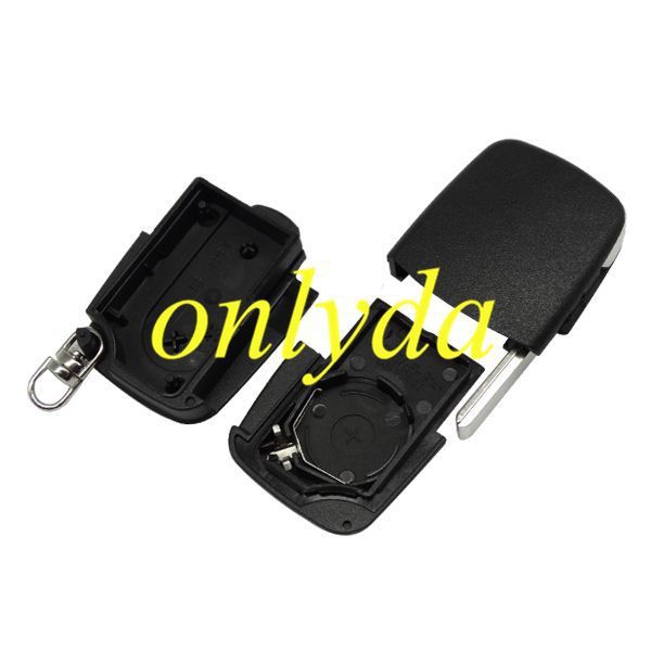 For Audi big battery, 2 button remote key blank with panic 2032 model