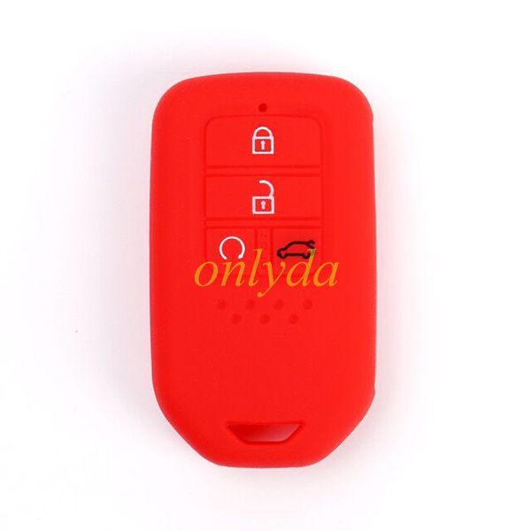 Honda 3+1 button silicon case (blue ,red. Please choose the color)