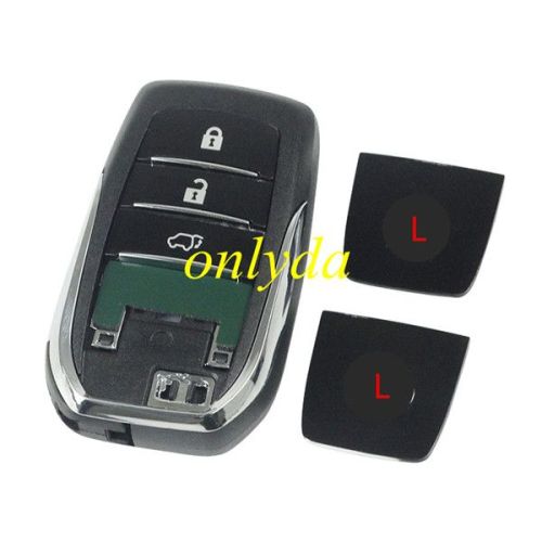 3 button key shell with SUV button
