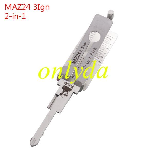 For Mazda MAZ24A Lishi 2 in 1 tool only for ignition lock