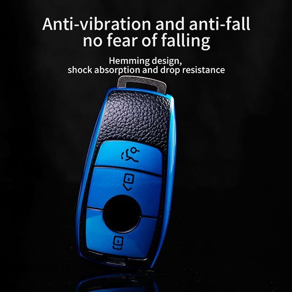 Benz 3 button TPU protective key case,please choose the color