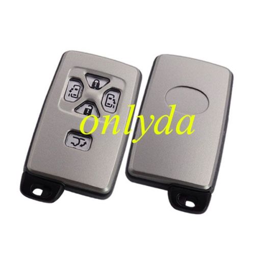 For Toyota 5 button remote key shell （white）