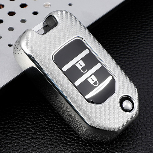 Honda 2 button TPU protective key case,transparent button , please choose the color