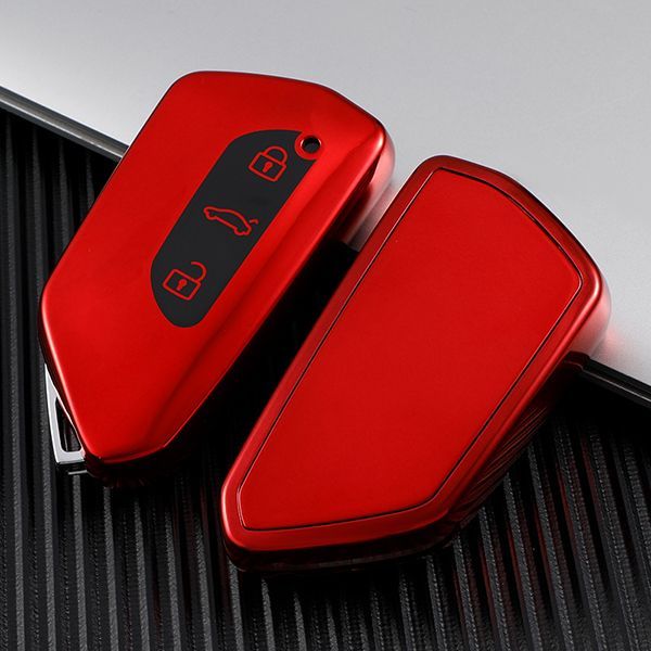 VW 3 button TPU protective key case please choose the color