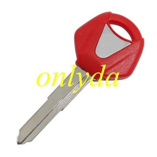 For yamaha motorcycle transponder key blank （red) with left blade