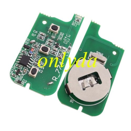 for Toyota style face to face remote 3 button with 315mhz / 434mhz