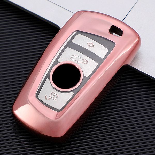 BMW 5series、525li、520li、3series、GT320li、7series、4series、1series、X3、X4 4button TPU protective key case , please choose the color