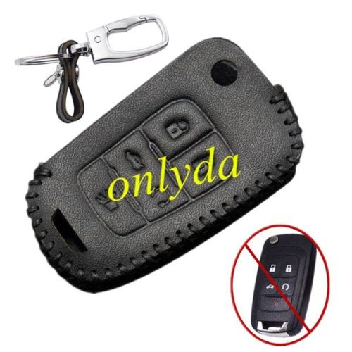 For Buick 4+1 button key leather case used for new Lacrosse,new Regal.