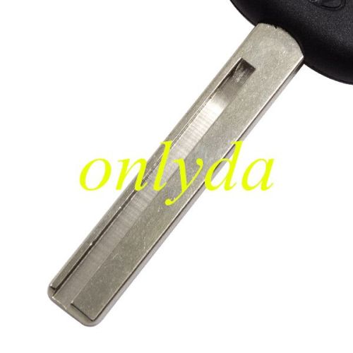 transponder key blank with right groove