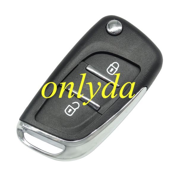 For modified Citroen replacement key shell with 2 button with VA2T blade