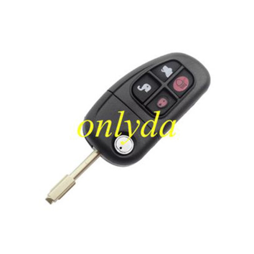 For Jaguar 4 button remote key blank