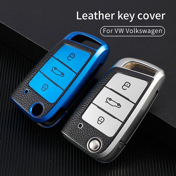 VW 3 button TPU protective key case please choose the color