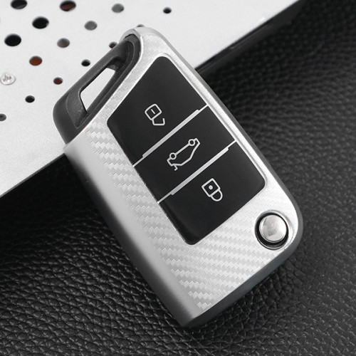 VW transparent button TPU protective key case please choose the color