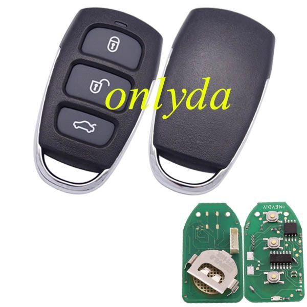 keyDIY brand for Hyundai style 3 button remote key B20-3