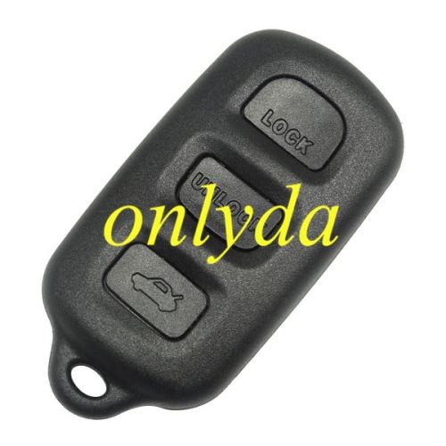 For toyota 3+1 button key blank the panic button is round with