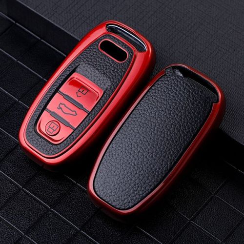 Audi A4L A6L Q5 3button TPU protective key case,please choose the color