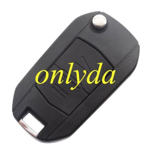 For Opel 2 button modified remote key blank with left blade