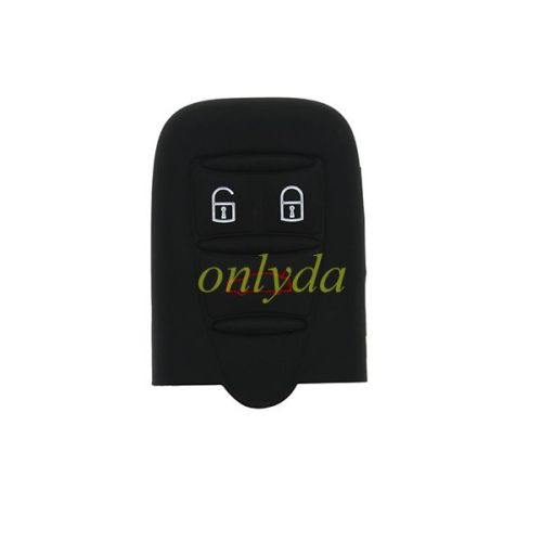 Alfa 3 button silicon key case （Please choose the color,Black MOQ 5 pcs, blue, red and other colorful Type MOQ 50 pcs)